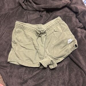 Nike Women's Sage Green Athletic Shorts